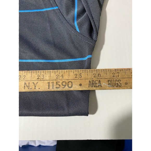 Footjoy Polo Shirt 2XL Black Blue Mens Bear Lake Polyester Golf Company Logo - Picture 5 of 15